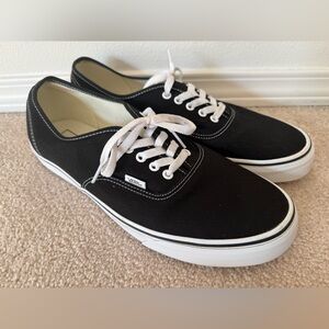 Vans Men's Black Authentic Shoe size 13